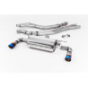 Cat-Back Milltek BMW 1 Series F20-F21 M140i 2015-2018 - non-resonated with Road muffler - Dual GT90 Blued Titanium Tips