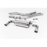 Catback Milltek BMW Serie 1 F20-F21 M140i 2015-2018 - no resonado con silenciador Road - salidas Dual GT90 pulidas
