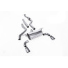Cat-Back Road Milltek BMW 1 Series F20-F21 M135i 3.0 Turbo 2012-2016 - no resonator with Road muffler - Twin GT90 Titanium Outle