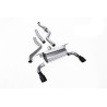 Cat-Back Road Milltek BMW 1er F20-F21 M135i 2012-2016 - unresoniert mit Road-Schalldämpfer - Twin-GT90-Endrohre Cerakote Schwarz