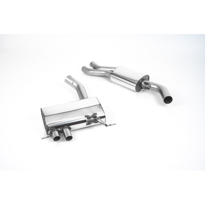Cat-Back-Anlage Milltek BMW 1er E82-E88 135i 3.0 (N54)/3.0 (N55) 306 PS 2008-2012 - ECE-zugelassen - mit Resonator - GT80-Endroh