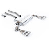 DPF-Back Milltek BMW 1er F40 128ti 2.0 2021-2024 mit DPF - Maxton x Milltek - ohne Resonator - Endrohre Quad GT100 poliert
