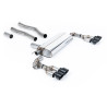DPF Back Milltek BMW Serie 1 F40 128ti 2021-2024 - Maxton x Milltek - non risonante - terminali Quad GT100 Cerakote Nero