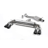 Cat-back Milltek Audi TT 8S TTS 2.0 TFSI 2015-2023 - ECE Homologated - Resonated - Dual Oval Tips Cerakote Black