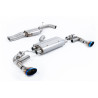 DPF-Back Milltek Audi TT 8S RS 2019-2023 - ECE-zugelassen - Version 80 mm - mit Resonator - Doppel-Ovalendrohre in blau angelass