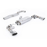 Catback Milltek Audi TT 8S RS 2.5 TFSI 2016-2023 - Version 80 mm - non résonné - sorties Ovales Polies