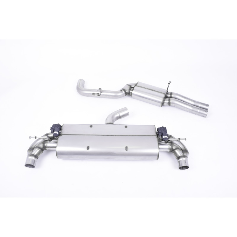 Catback Milltek Audi TT 8S RS 2.5 TFSI 2016-2023 - Homologado ECE - resonado - colas Quad Ovales Pulidas