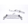 Cat-Back-Anlage Milltek Audi TT 8S RS 2.5 TFSI 2016-2023, ECE-zugelassen, mit Resonator, Quad-Ovalendrohre poliert