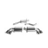 Catback Milltek Audi TT 8J TTS 2.0 TFSI 2008-2014 - résonné - sorties Quad Polies