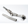Descente de Turbo (V1 / V2) Milltek Audi TT 8J TTS 2.0 TFSI 2008-2014 - (sortie turbo moulée) avec HJS cata Hi-Flow 200 CPSI