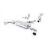 Cat-back exhaust Milltek Audi TT 8J 3.2 V6 2006-2010 - non-resonated - polished Dual GT100 tailpipes