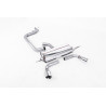 Catback Milltek Audi TT 8J 2.0 TFSI 2006-2011 - sin resonador - colas duales GT100 pulidas