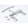 Catback Milltek Audi TT 8N 3.2 V6 2003-2006, non risonante, terminali Dual GT115 Titanio