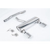Catback Milltek Audi TT 8N 3.2 V6 2003-2006 - non-resonated - Polished Dual GT115 Tips