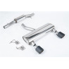 Catback Milltek Audi TT 8N 3.2 V6 2003-2006 - résonné - sorties Dual Jet-115 Carbone