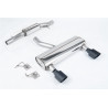 Catback Milltek Audi TT 8N 3.2 V6 2003-2006 - risonato - terminali Dual GT115 Cerakote Nero