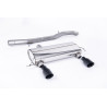 Catback Race 76.2 Milltek Audi TT 8N 1.8T 180-225ch 1998-2006 - non résonné - sorties Dual GT100 Noir