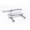 Catback Race 76.2 Milltek Audi TT 8N 1.8T 180-225ch 1998-2006 - résonné - sorties Dual GT100 Titane