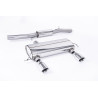 Catback Race 76.2 Milltek Audi TT 8N 1.8T 180-225hp 1998-2006 - Resonated - Dual GT100 Polished Tips