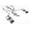 Catback Milltek Audi SQ5 8R 3.0 TFSI Supercharged 2013-2016 - con silenziatore primario, risonato - terminali Quad Jet-100 Carbo