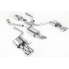 Scarico cat-back Milltek Audi SQ5 8R 3.0 TFSI Supercharged 2013-2016 - con silenziatore primario, risonante - uscite Quad GT100 