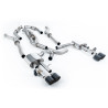 DPF Back Milltek Audi S8 D5 2020-2025, ECE, with primaries + Active center section, Quad Jet-115 Carbon tips