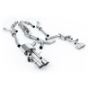 FAP Back Milltek Audi S8 D5 2020-2025 - ECE - con primario + parte central Active - salidas Quad GT115 Titanio