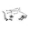 Cat-back Milltek Audi S8 D4 4.0 TFSI 2013-2018 - con silenziatore primario, risonato - terminali Quad GT100 in titanio