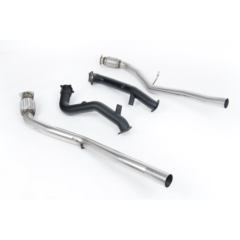 Descente de Turbo 76mm Milltek Audi S8 D4 4.0 TFSI 2013-2018 - 76 mm avec decatas