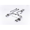 Catback Milltek Audi S6 C6 5.2 V10 FSI 2006-2012 - With Primary Mufflers, No Resonator - Polished Quad GT80 Tips