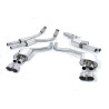 Catback Milltek Audi S6 C7, S7 4G - Omologato ECE - con silenziatore primario, risonante - terminali Quad GT100 Titanio
