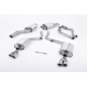 Cat-back Milltek Audi S5 8T 3.0 TFSI 2009-2011 - ECE Homologated - with Primary Muffler, Resonated - Polished Quad GT80 Tips