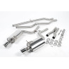 Cat-Back-Anlage Milltek Audi S4 B6 4.2 V8 2003-2005 - ohne Resonator - Doppelendrohre GT100 poliert