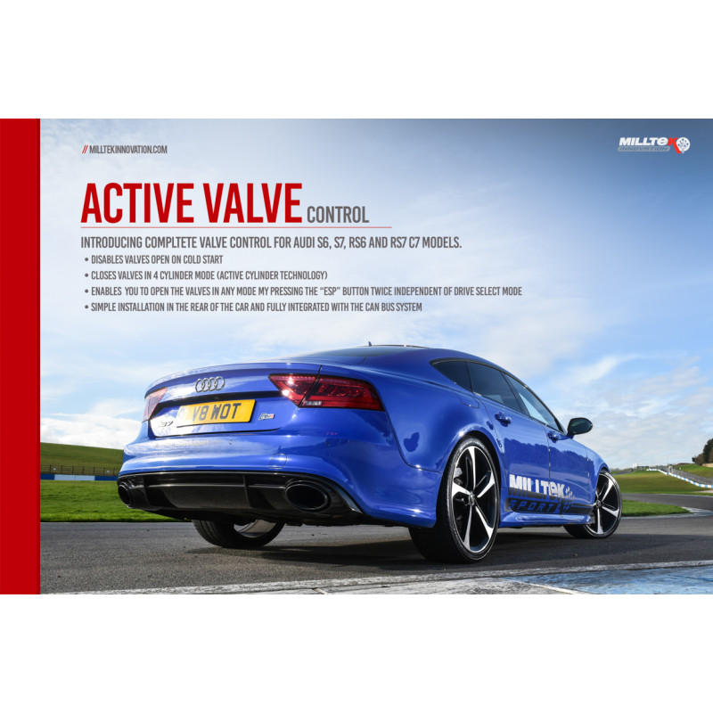 Active Valve Control Milltek Audi S4 B9 2016-2018, S5 F5 2017-2018, SQ5 FY 2017-2018