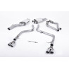 Scarico cat-back Race Milltek Audi S4 B8 2009-2012: con silenziatore primario, risonato + bypass silenziatore posteriore, uscite