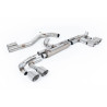DPF Back Milltek Audi S3 8Y - Race Version (Race rear muffler) - 80 mm - non-resonated - Quad GT115 Titanium tips - Sportback