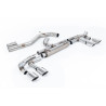 DPF Back Milltek Audi S3 8Y - Race Version (Race rear muffler) - 80 mm - non-resonated - Quad Polished Oval Tips - Sportback