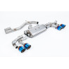 FAP Back Milltek Audi S3 8Y 2020-2025 - Version 80 mm - non résonné - sorties Quad GT115 Titane bleui - Sportback