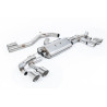 FAP Back Milltek Audi S3 8Y 2.0 TFSI 2020-2025 con FAP - Versión 80 mm - no resonada - colas Quad GT115 Pulidas - Sportback