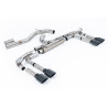 FAP Back Milltek Audi S3 8Y - Version Race (silencieux AR Race) - 80 mm - non - sorties Quad Ovales Cerakote Noir - Berline