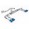 FAP Back Milltek Audi S3 8Y - Versione Race (silenziatore post. Race) - 80 mm - non - terminali Quad GT115 Titanio blu - Berlina