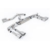 DPF-Back Milltek Audi S3 8Y - Race-Version (Race-Endschalldämpfer) - 80 mm - nicht resoniert - Quad-Endrohre GT115 Titan - Limou
