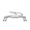 FAP Back Milltek Audi S3 8Y 2020-2025 - Homologué ECE - Version 80 mm - résonné - sorties Quad GT115 Titane bleui - Berline