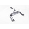 Scarico cat-back Milltek Audi S3 8V2 2.0 TFSI 2013-2018 senza DPF, risonante, terminali Quad Ovali Lucidati