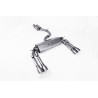 Cat-Back-Anlage Milltek Audi S3 8V2 2.0 TFSI 2013-2018 ohne DPF - ECE-zugelassen - mit Resonator - Quad GT100 Titan