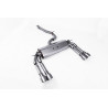 Linea FAP-back Milltek Audi S3 8V2 2.0 TFSI 2013-2020 - non risonato - terminali Quad GT100 titanio