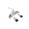 Linea FAP-back Milltek Audi S3 8V2 2.0 TFSI 2013-2020 - non risonato - terminali Quad GT100 Cerakote nero