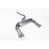 DPF Back Milltek Audi S3 8V2 2.0 TFSI 2013-2020 - non risonante - uscite Quad GT100 lucidate