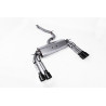 FAP Back Milltek Audi S3 8V2 2.0 TFSI 2013-2020 - no resonado - salidas Quad Ovaladas Cerakote Negro