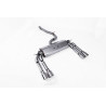 DPF Back Milltek Audi S3 8V2 2.0 TFSI 2013-2020 - non risonante - uscite Quad ovali lucidate